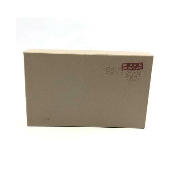 Spikes & Sparrow Gray Leather Avery Accordion Zip Wallet RFID Protected New - Picture 10 of 11